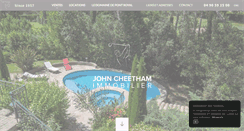 Desktop Screenshot of johncheetham-immobilier.com